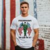 Permission To Lib Out Veteran Soldier Flag T-Shirt