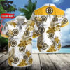 Personalized Boston Bruins Hibiscus Hawaiian Shirt