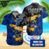 Personalized St. Louis Blues Tropical Surf Hawaiian Shirt