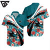 San Jose Sharks Floral Wave Hawaiian Shirt