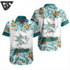 San Jose Sharks Tropical Hibiscus Hawaiian Shirt