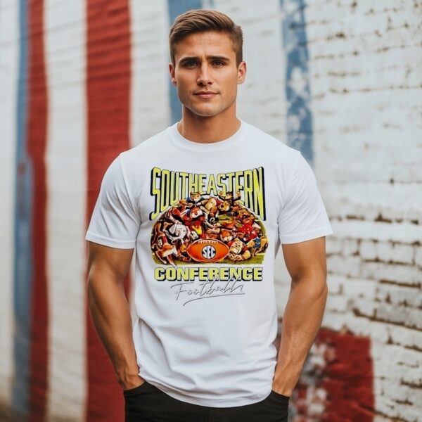 Sec Fall Southeastern Conference Football Mascot T-Shirt