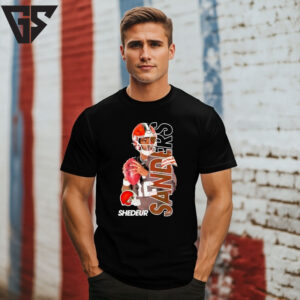 Shedeur Sanders Player Cleveland Browns Graphic T-Shirt Shedeur Sanders Player Cleveland Browns Graphic T-Shirt