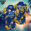 St. Louis Blues Golden Bloom Hawaiian Shirt