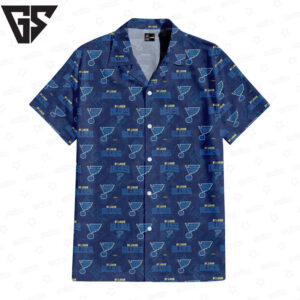 St. Louis Blues Melodic Rhythm Hawaiian Shirt St. Louis Blues Melodic Rhythm Hawaiian Shirt