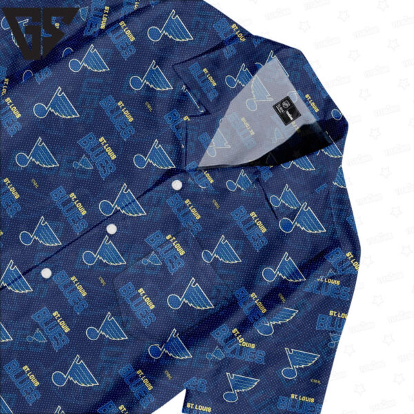 St. Louis Blues Melodic Rhythm Hawaiian Shirt