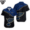 St. Louis Blues Tribal Night Hawaiian Shirt
