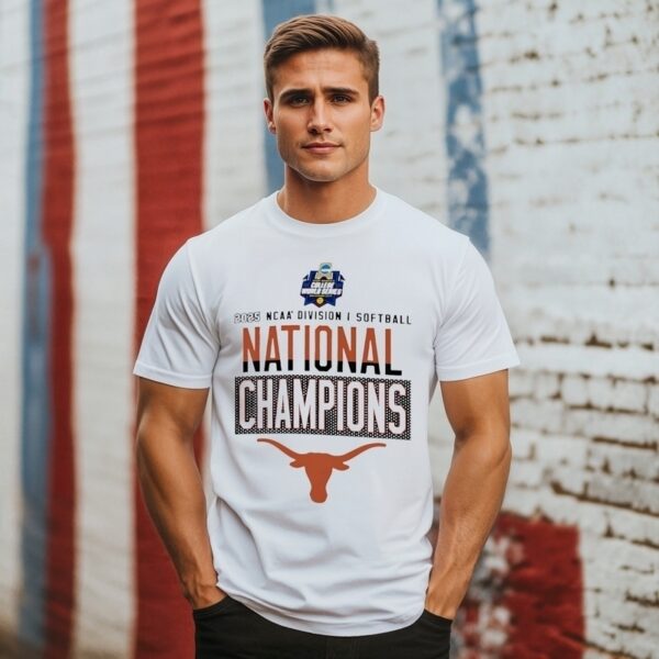 Texas Longhorns 2025 Ncaa Division I Softball National Champions T-Shirt