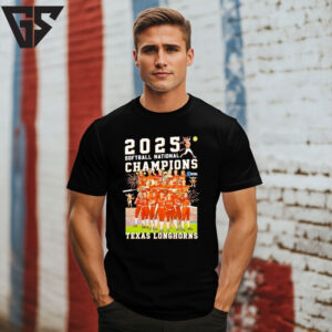 Texas Longhorns 2025 Softball Nation Women’S College World Series T-Shirt Texas Longhorns 2025 Softball Nation Women’S College World Series T-Shirt