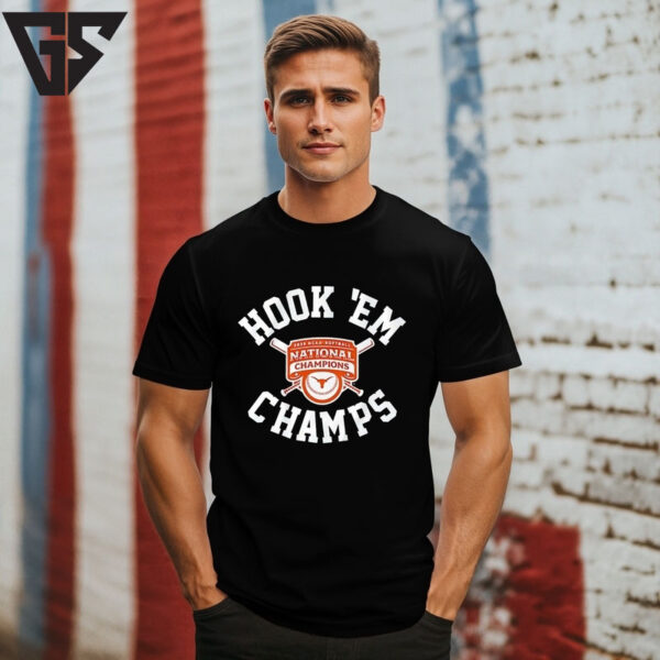Texas Longhorns 2025 Women’S Softball National Champions Hook ‘Em T-Shirt