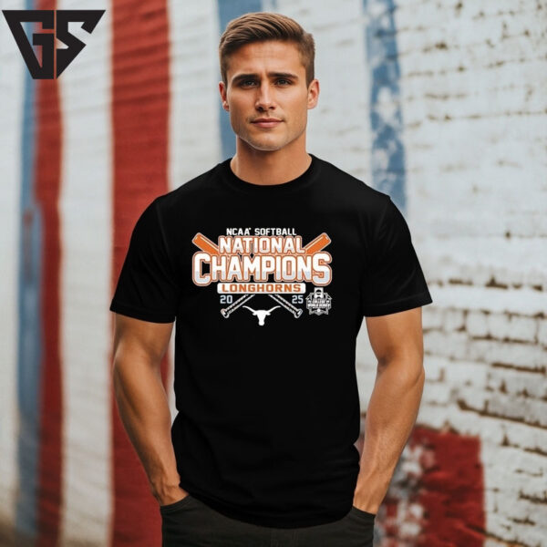 Texas Longhorns 2025 Women’S Softball National Champions T-Shirt