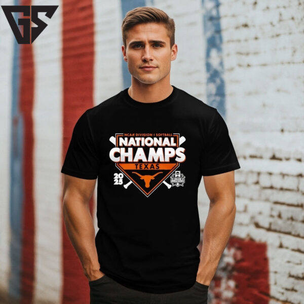 Texas Longhorns Ncaa Softball National Champions 2025 T-Shirt