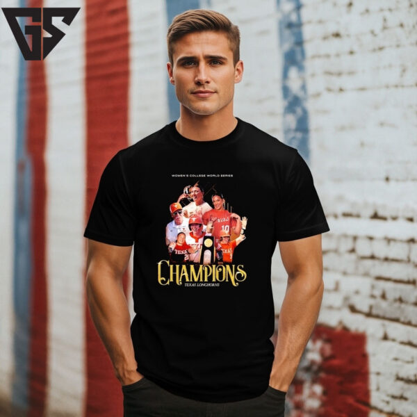 Texas Longhorns Women’S Softball 2025 Cws Championsh Poster T-Shirt