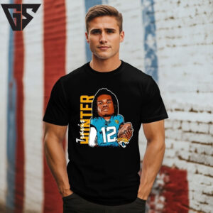 Travis Hunter Player Jacksonville Jaguars Caricature T-Shirt Travis Hunter Player Jacksonville Jaguars Caricature T-Shirt