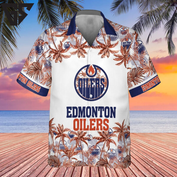 Tropical Breeze Edmonton Oilers Hawaiian Shirt