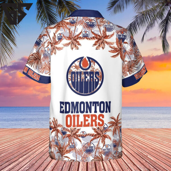 Tropical Breeze Edmonton Oilers Hawaiian Shirt