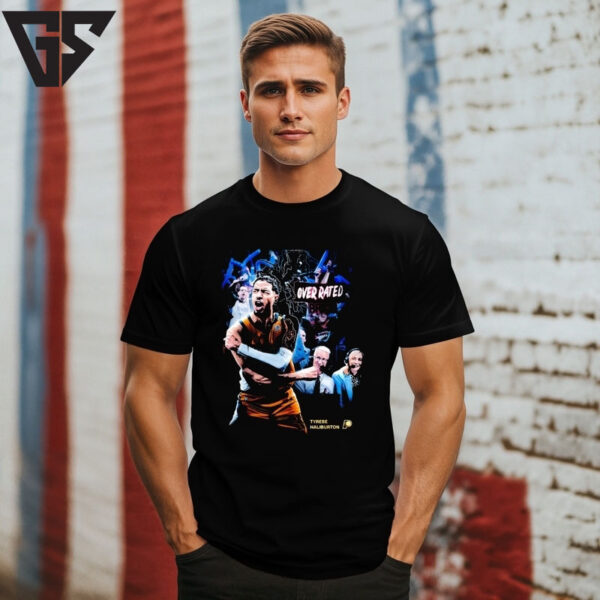 Tyrese Haliburton Overrated Nba Finals 2025 Indiana Pacers T-Shirt