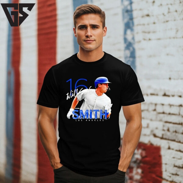 Will Smith  Los Angeles Dodgers Breakout Signature T-Shirt