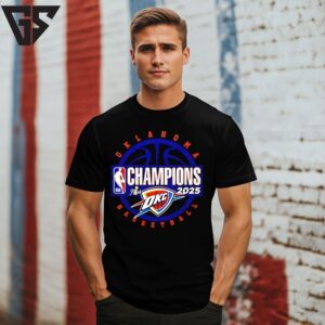 2025 Nba Finals Champions Oklahoma City Thunder Circle T-Shirt 2025 Nba Finals Champions Oklahoma City Thunder Circle T-Shirt