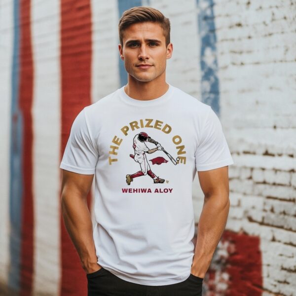 Arkansas Baseball Wehiwa Aloy The Prized One Mascot T-Shirt