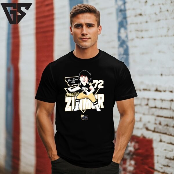 Braden Zimmer Montana State Bobcats Caricature ’25 T-Shirt