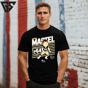 Burke Mastel Montana State Bobcats Caricature ’25 T-Shirt Burke Mastel Montana State Bobcats Caricature ’25 T-Shirt