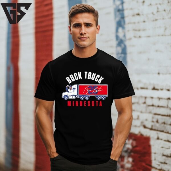 Byron Buxton Buck Truck Minnesota Twins Signature T-Shirt