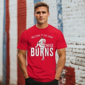 Chase Burns Welcome To The Show Pose T-Shirt Chase Burns Welcome To The Show Pose T-Shirt