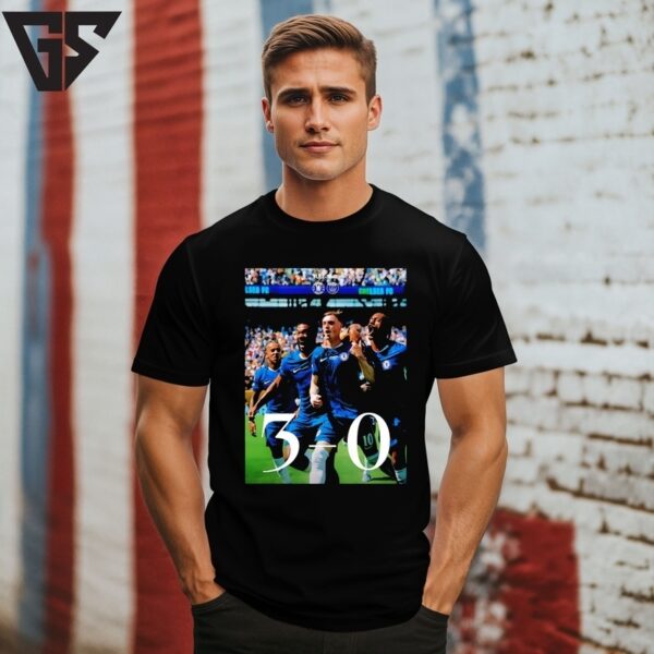 Chelsea Fc Fifa Club World Cup Winners 3-0 Socre T-Shirt