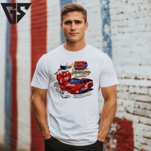 Cincinnati Reds Mlb Speedway Classic 2025 Graphic T-Shirt Cincinnati Reds Mlb Speedway Classic 2025 Graphic T-Shirt