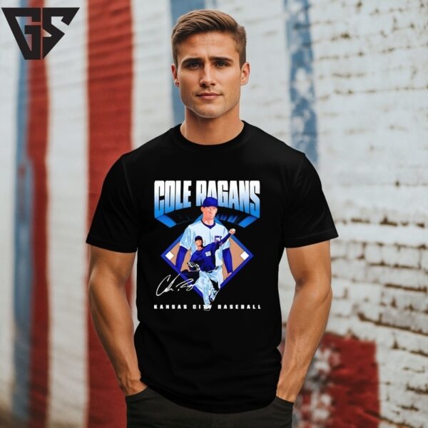 Cole Ragans Kansas City Baseball Player Diamond T-Shirt