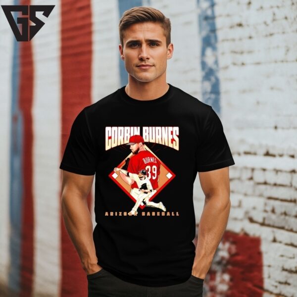 Corbin Burnes Arizona Baseball Diamond T-Shirt