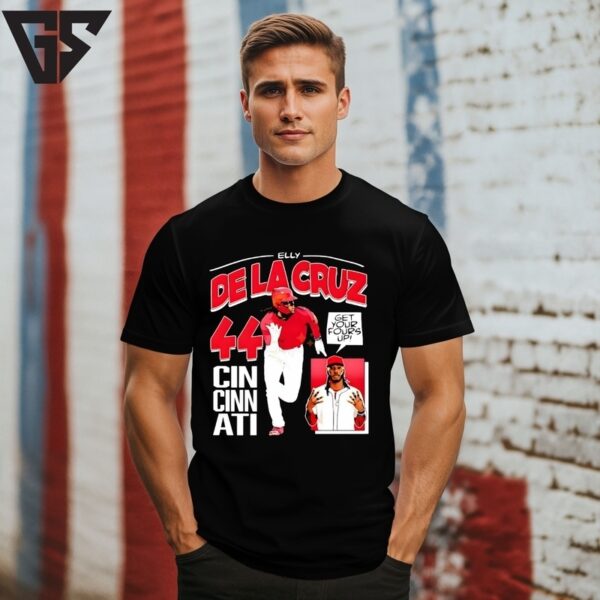 Elly De La Cruz Cincinnati Baseball Comic T-Shirt