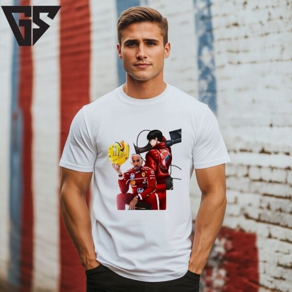 F-Won Lewis Hamilton F1 Anime T-Shirt
