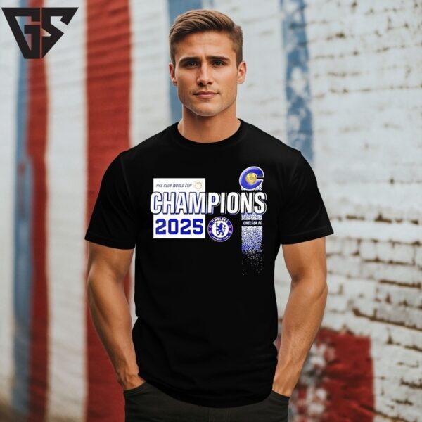 Fifa Club World Cup Champions 2025 Chelsea Fc T-Shirt