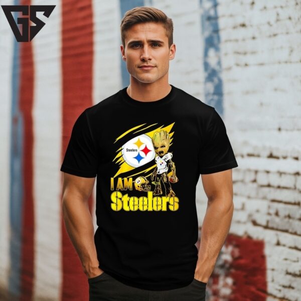 Groot I Am Pittsburgh Steelers T-Shirt