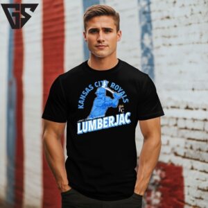 Jac Caglianone Lumberjac Kansas City Royals Graphic T-Shirt Jac Caglianone Lumberjac Kansas City Royals Graphic T-Shirt