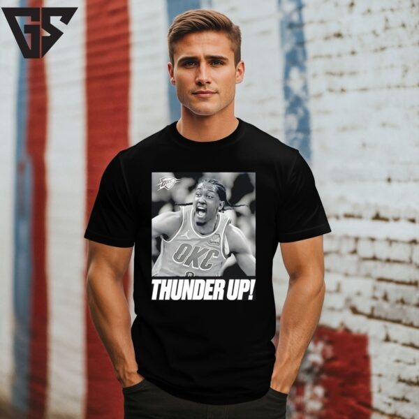 Jalen Williams Okc Thunder 2025 Nba Finals Champions Celebration T-Shirt