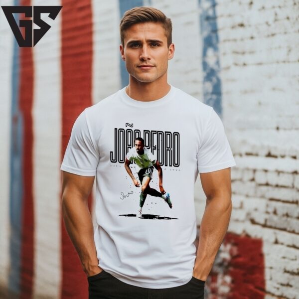 João Pedro 20 Chelsea 2025-26 Celebration Fifa Club World Cup Away Signature T-Shirt