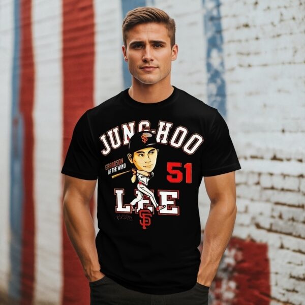 Jung Hoo Lee San Francisco Giants Mlb Hometown Caricature T-Shirt