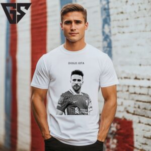 Liverpool Diogo Jota Rest In Peace Photo T-Shirt Liverpool Diogo Jota Rest In Peace Photo T-Shirt