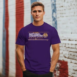 Lsu Baseball 8X National Champions Sign T-Shirt Lsu Baseball 8X National Champions Sign T-Shirt