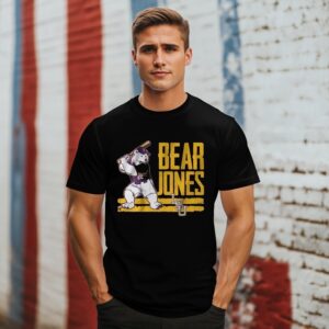 Lsu Baseball Jared Jones Bear T-Shirt Lsu Baseball Jared Jones Bear T-Shirt