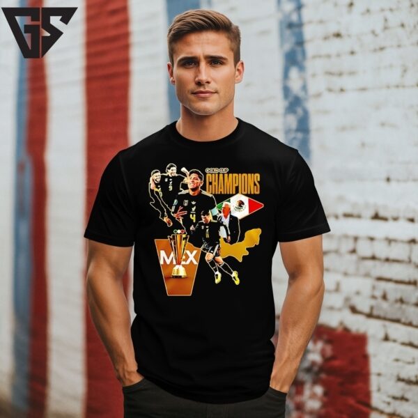 Mexico Gold Cup Champions 2025 Player T-Shirt
