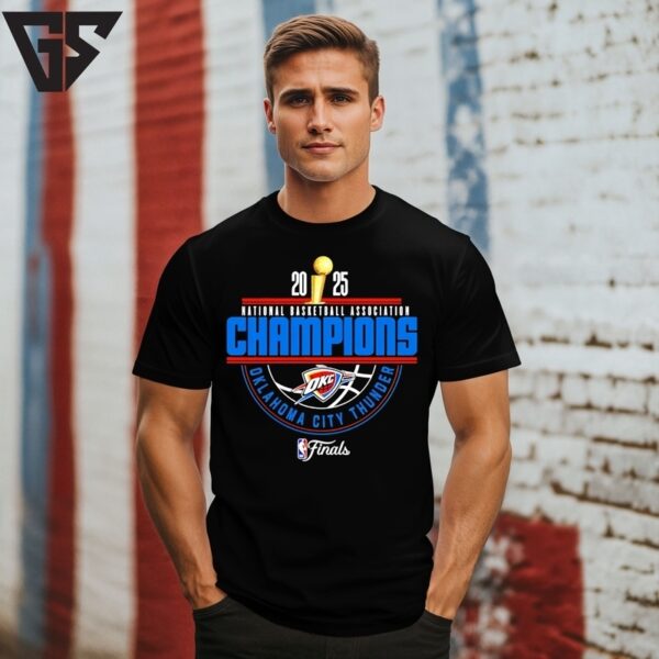 Okc Thunder 2025 Nba Champions Arch T-Shirt