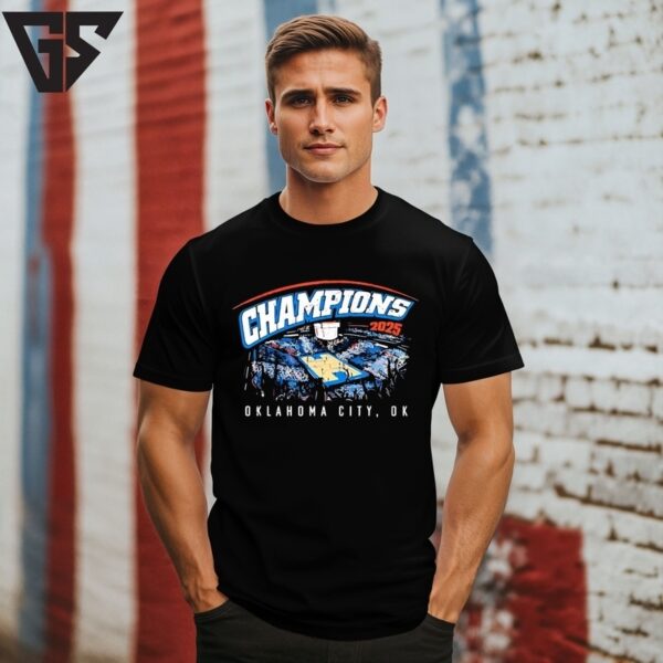 Okc Thunder Okc Champions Crowd 2025 Stsdium T-Shirt