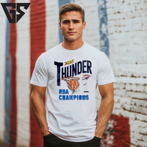 Oklahoma City Thunder 2024-25 Nba Champions T-Shirt