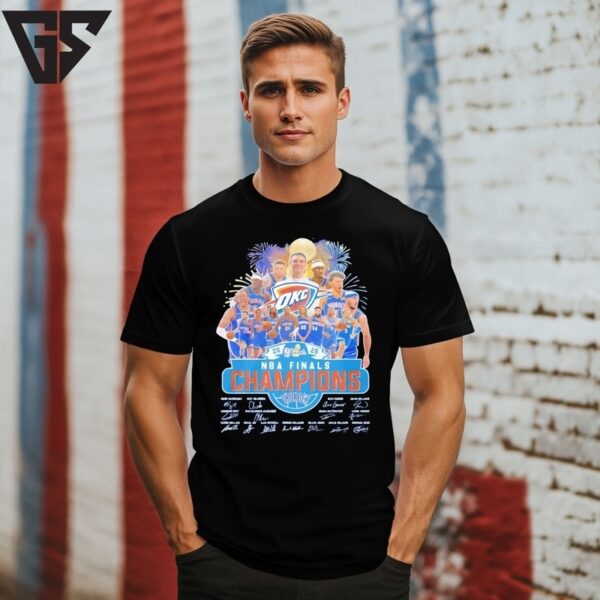 Oklahoma City Thunder 2024-25 Nba Finals Champions T-Shirt
