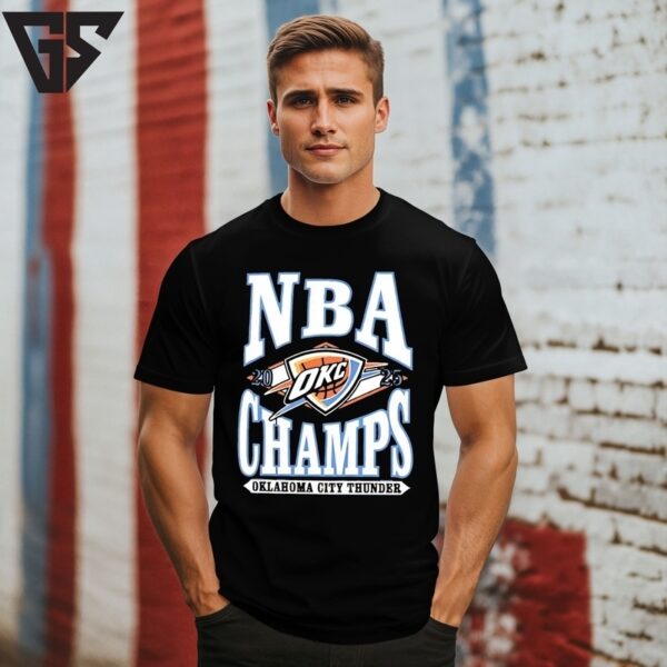 Oklahoma City Thunder 2025 Finals Champions Mvp T-Shirt