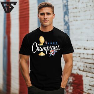 Oklahoma City Thunder 2025 Finals Champions T-Shirt Oklahoma City Thunder 2025 Finals Champions T-Shirt